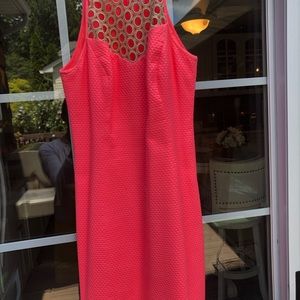 Lily Pulitzer Hot Salmon dress